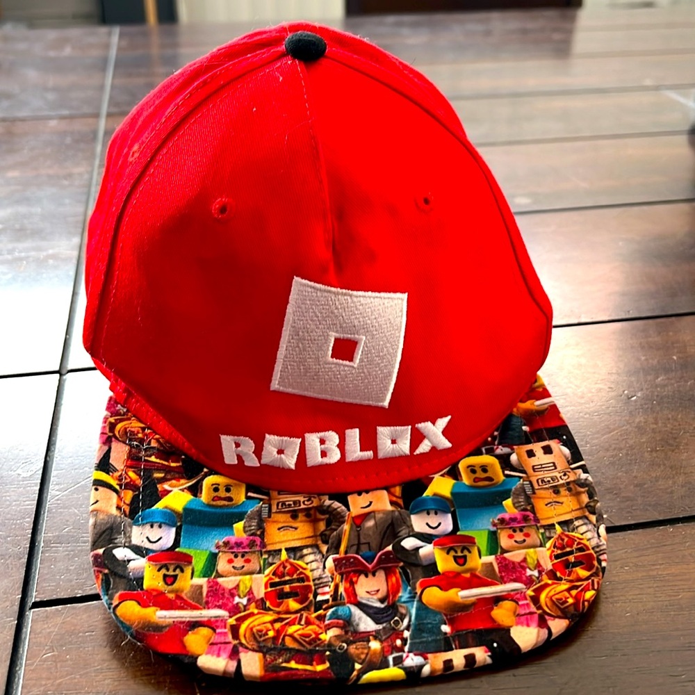 Roblox Ball Cap Adjustable Youth Baseball Cap Hat EUC